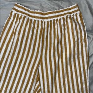 Madewell Hudston pull on stripe pants